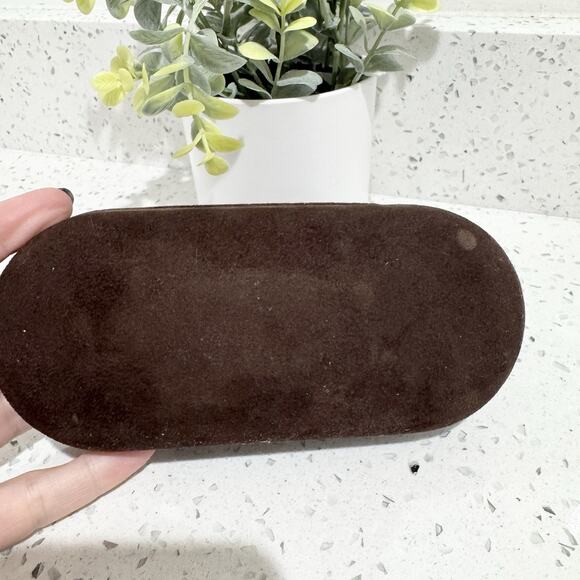 Tom Ford Brown Suede Sunglasses Case - Picture 2 of 3